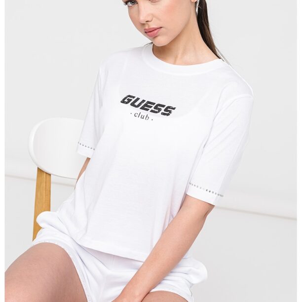 Къса фитнес тениска GUESS