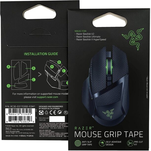 Лепенки Razer Mouse Grip Tape (RC30-03170300-R3M1)