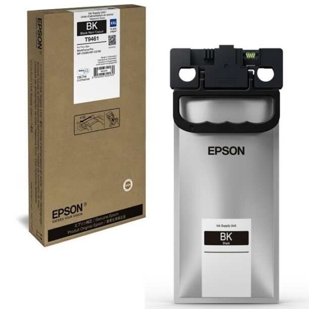 Мастило за Epson WorkForce Pro WF-C5xxx - Black - WF-C5x90 - заб: 10 000к - 136.7ml цена