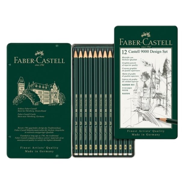 Моливи Faber-Castell Castell 9000 комплект за дизайнери