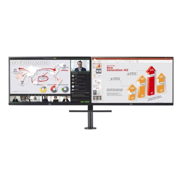 Монитор LG Ergo Dual 27QP88DP-BS