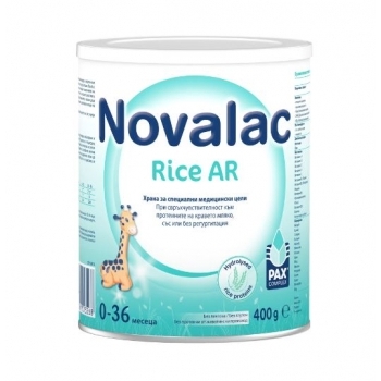 НОВАЛАК RICE AR мляко 400г. цена