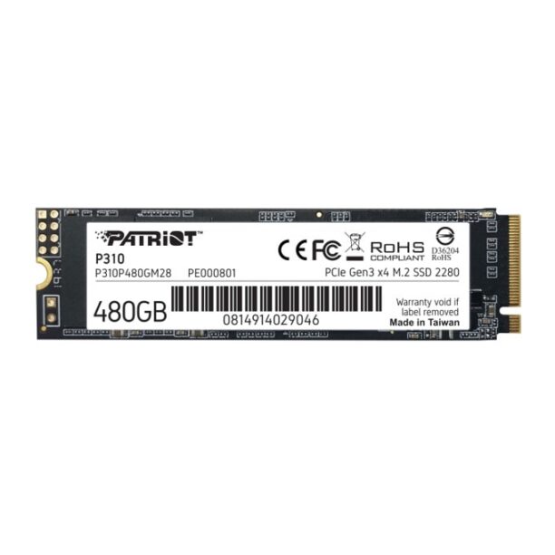 Памет SSD 480GB Patriot P310