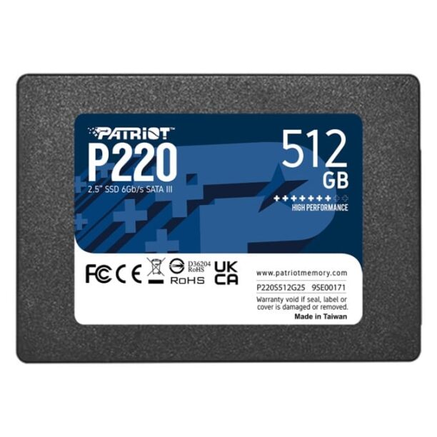 Памет SSD 512GB Patriot P220