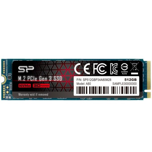 Памет SSD 512GB Silicon Power SP512GBP34A80M28