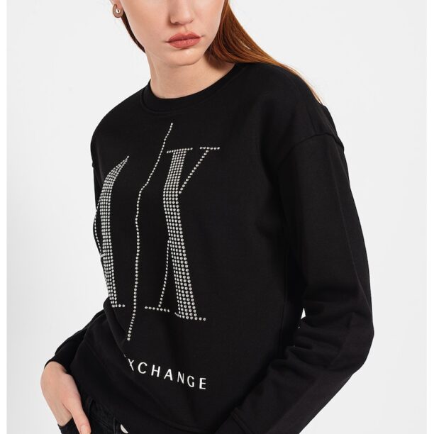 Памучен суитшърт с лого ARMANI EXCHANGE