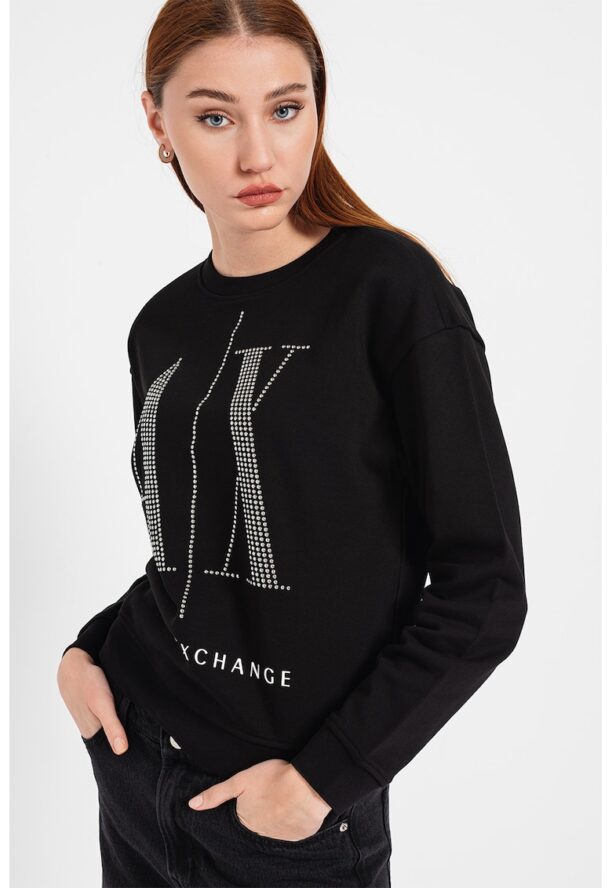 Памучен суитшърт с лого ARMANI EXCHANGE