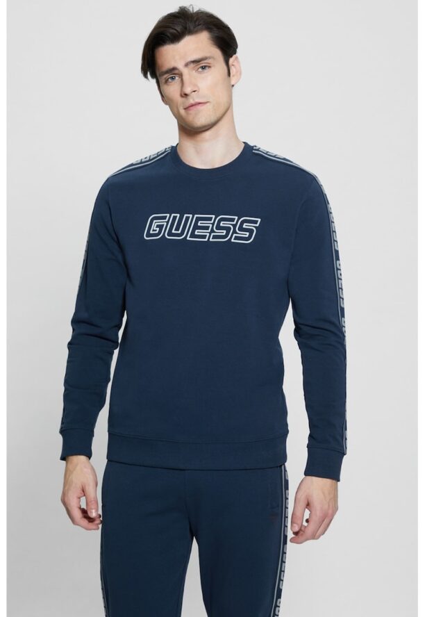 Памучна блуза с лого GUESS