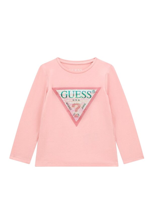 Памучна блуза с пайети GUESS