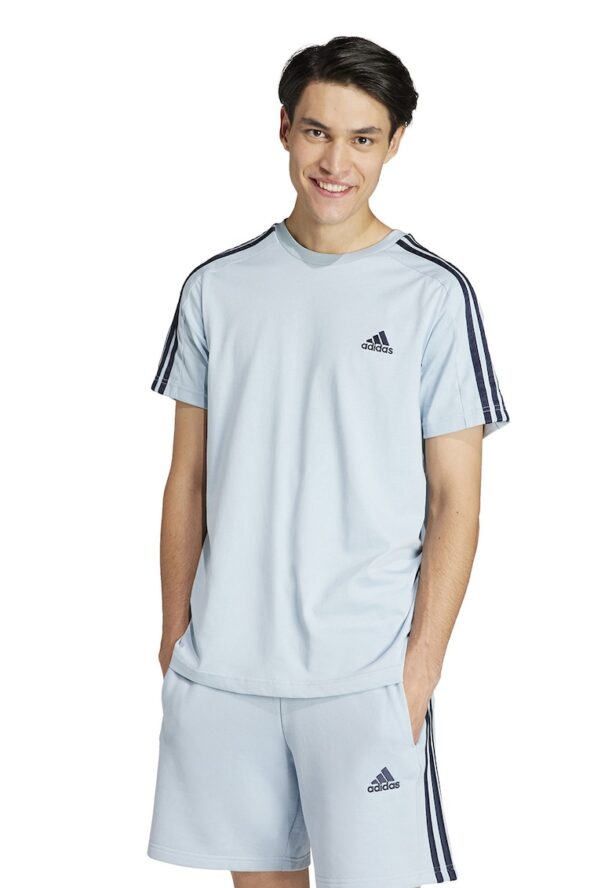 Памучна тениска Essentials с 3 ивици adidas Sportswear