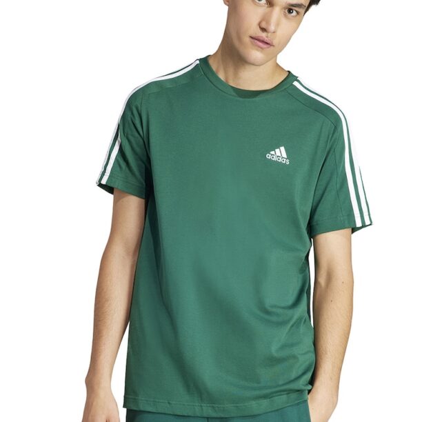 Памучна тениска Essentials с 3 ивици adidas Sportswear