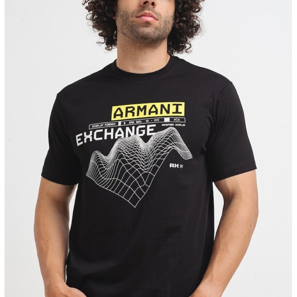 Памучна тениска с лого ARMANI EXCHANGE