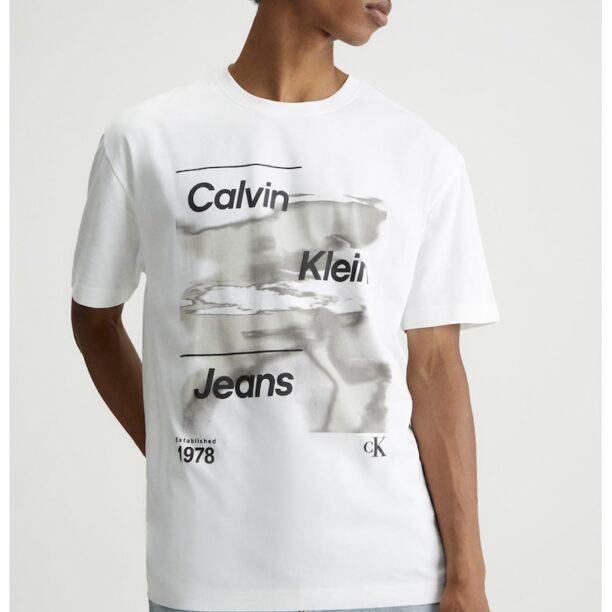 Памучна тениска с лого CALVIN KLEIN JEANS