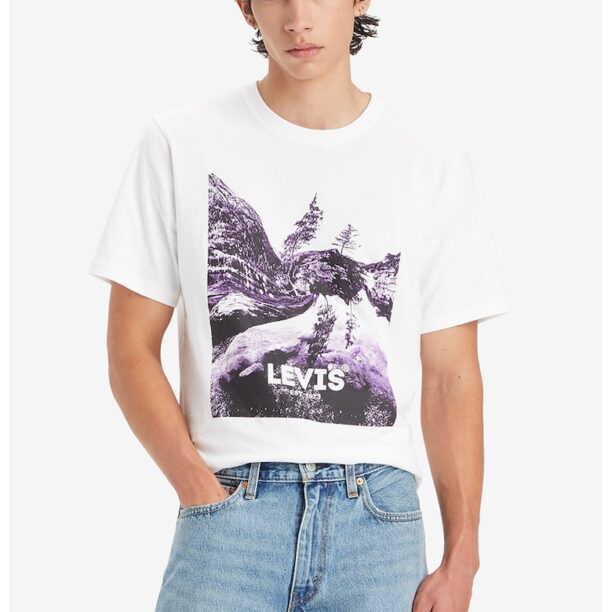 Памучна тениска с лого Levis