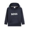 Памучно худи с лого BOSS Kidswear