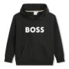 Памучно худи с лого BOSS Kidswear