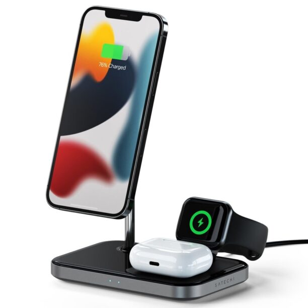 Поставка Satechi 3-in-1 Magnetic Wireless Charging Stand