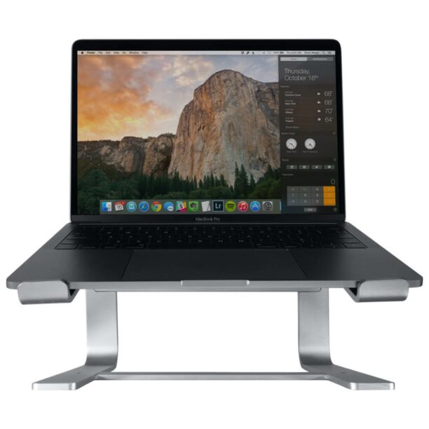 Поставка за лаптоп Macally Aluminium Laptop Stand Grey