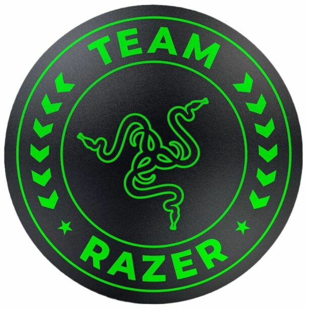 Постелка за под Razer Team Razer Black Matte