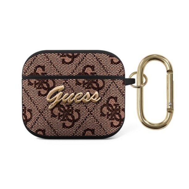 Предпазители Guess Airpods 3 4G Script PU Hard Case