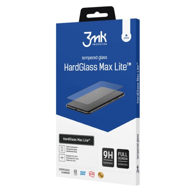 Протектор от закалено стъкло /Tempered Glass/ 3MK HardGlass Max Lite за Apple iPhone 13 Pro Max/14 Plus