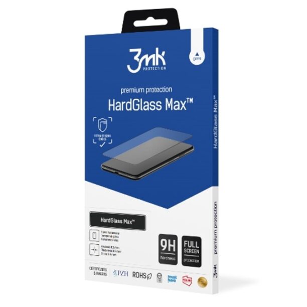 Протектор от закалено стъкло /Tempered Glass/ 3MK HardGlass Max за Apple iPhone 14 Pro Max