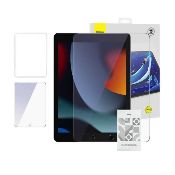 Протектор от закалено стъкло /Tempered Glass/ Baseus SGJC070202 за Apple iPad 9/8/7/Air 3 (2019)/Pro 10.5 (2017)