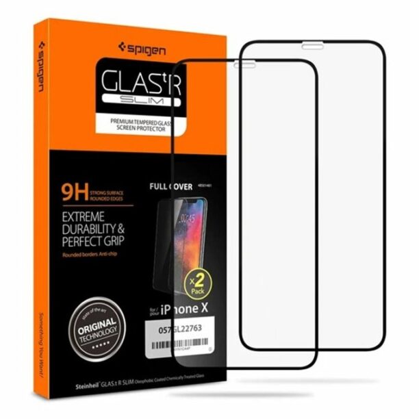 Протектор от закалено стъкло /Tempered Glass/ Spigen 057GL23120 за Apple iPhone 11 Pro/XS/X