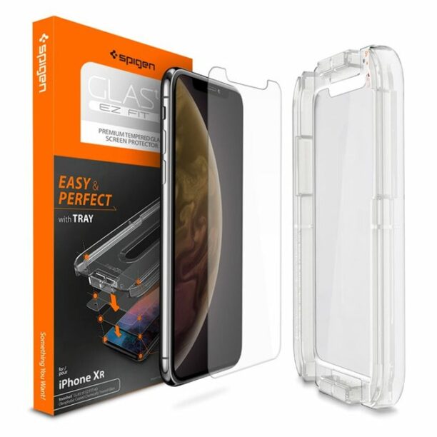 Протектор от закалено стъкло /Tempered Glass/ Spigen 064GL24818 за Apple iPhone 11/XR