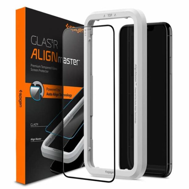 Протектор от закалено стъкло /Tempered Glass/ Spigen AGL00114 за Apple iPhone 11 Pro/XS/X