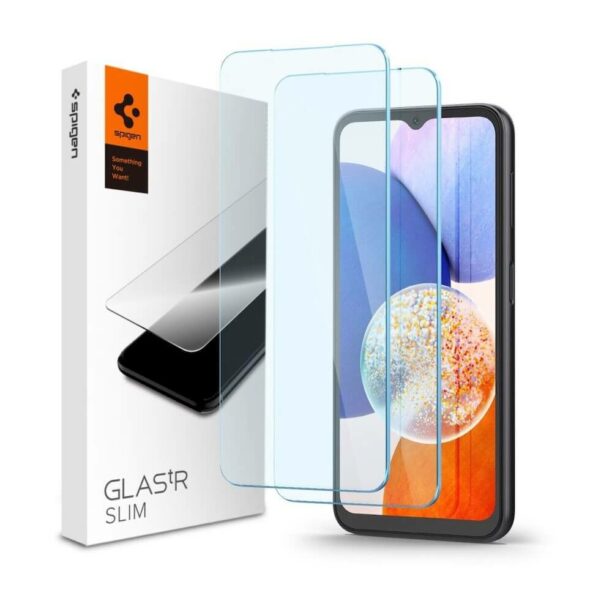 Протектор от закалено стъкло /Tempered Glass/ Spigen AGL05971 за Samsung Galaxy A14 5G