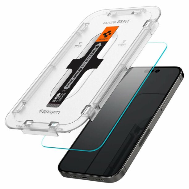 Протектор от закалено стъкло /Tempered Glass/ Spigen AGL06887 за Apple iPhone 15 Plus