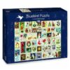 Пъзел Bluebird Puzzle Коледни пощенски марки