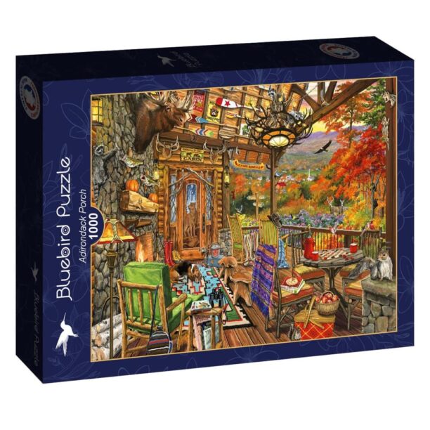 Пъзел Bluebird Puzzle На веранда в планината