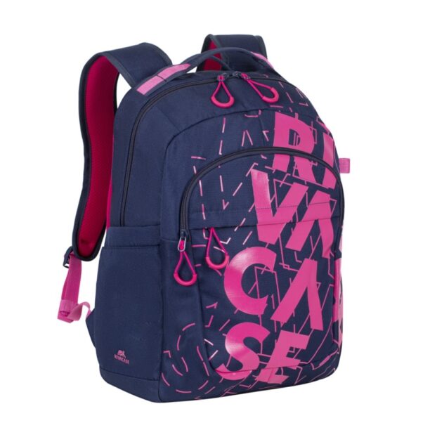 Раница за лаптоп Rivacase 5430 Dark blue/pink