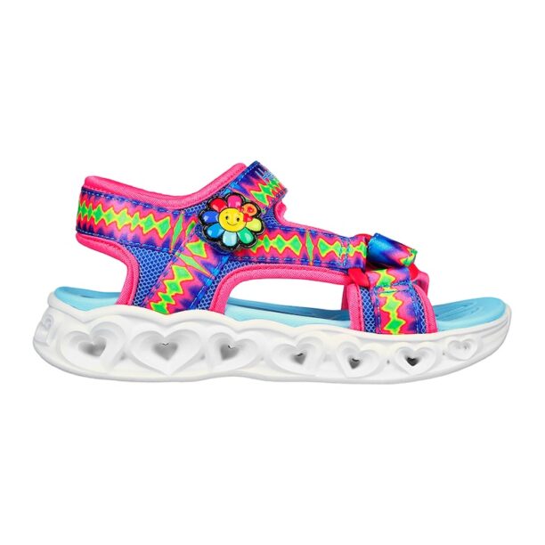 Сандали Heart Lights с велкро и LED светлини Skechers