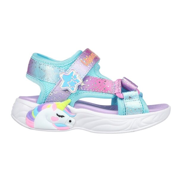 Сандали Unicorn Dream с велкро и цветен блок Skechers