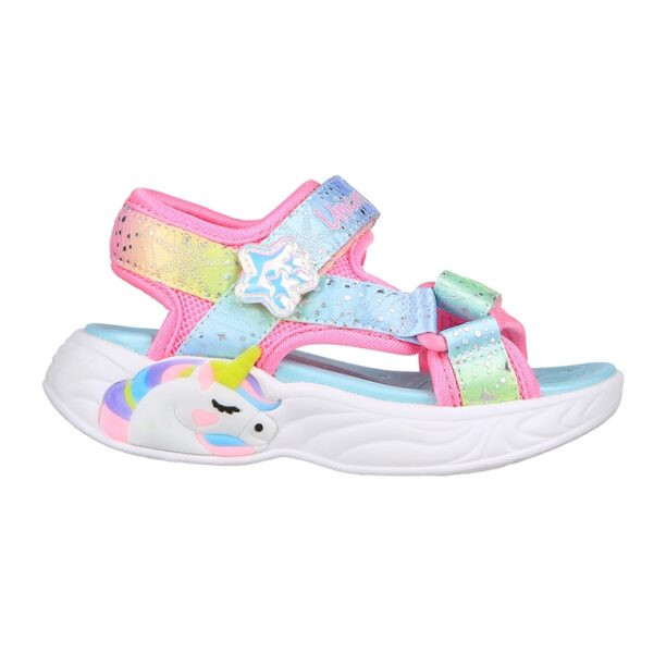 Сандали Unicorn Dream с велкро и цветен блок Skechers