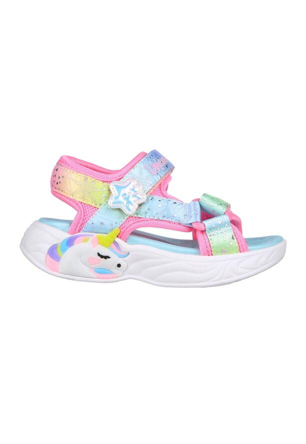 Сандали Unicorn Dream с велкро и цветен блок Skechers