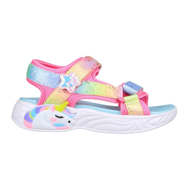 Сандали Unicorn Dreams с велкро и цветен блок Skechers