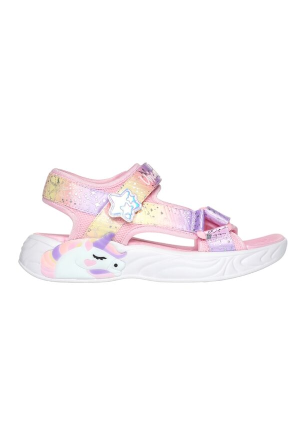 Сандали Unicorn Dreams с велкро и цветен блок Skechers