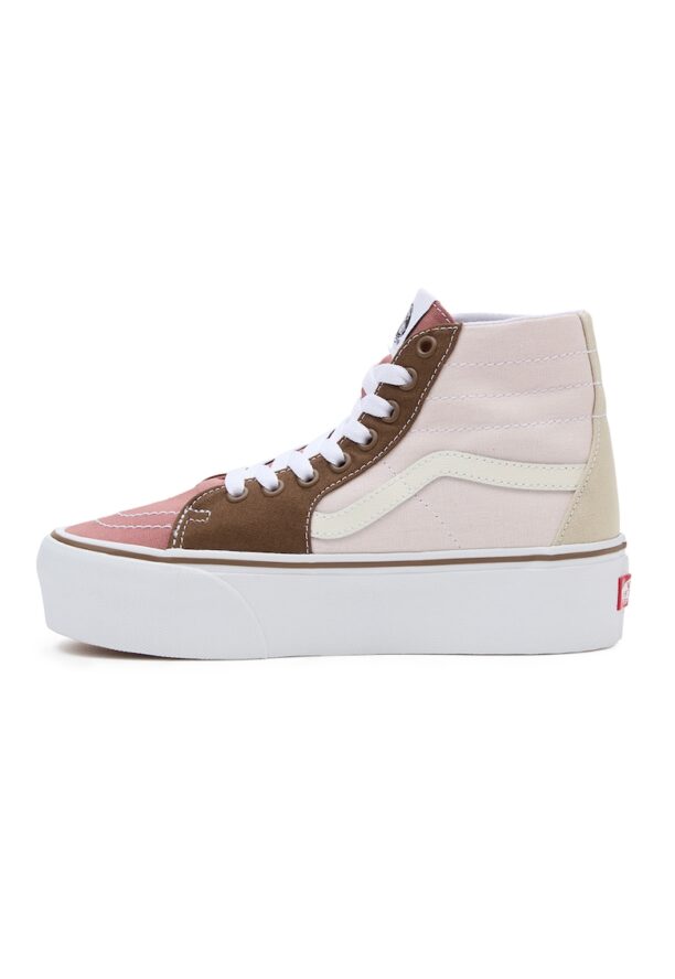 Скосени платнени кецове SK8-Hi с равна платформа и среден профил Vans