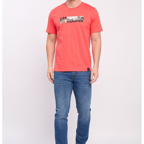 Слим дънки със захабен ефект Lee Cooper