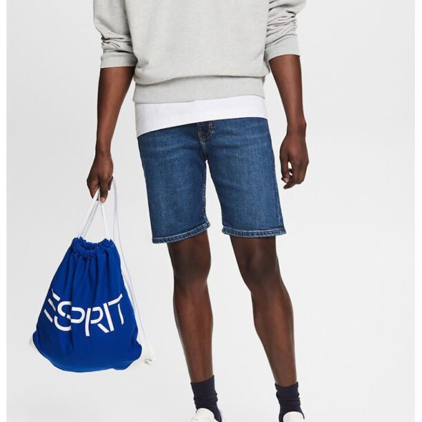 Слим къс панталон от деним Esprit