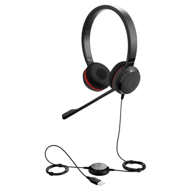 Слушалки Jabra Evolve 20 UC Stereo USB Headband Special Edition