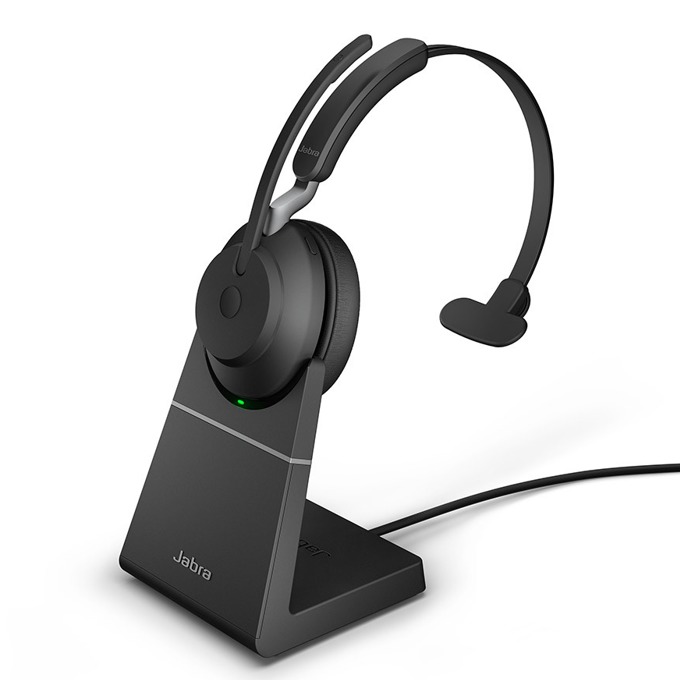 Слушалки Jabra Evolve2 65 UC Mono със стойка