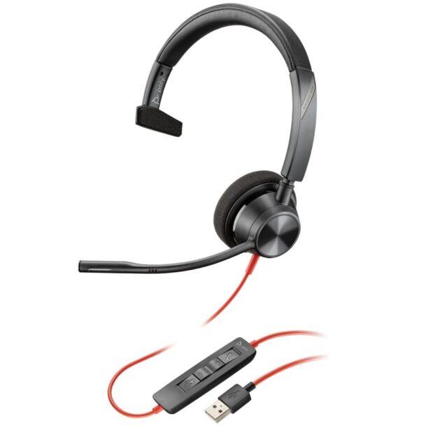 Слушалки Plantronics Blackwire 3310 USB-A (212703-01)