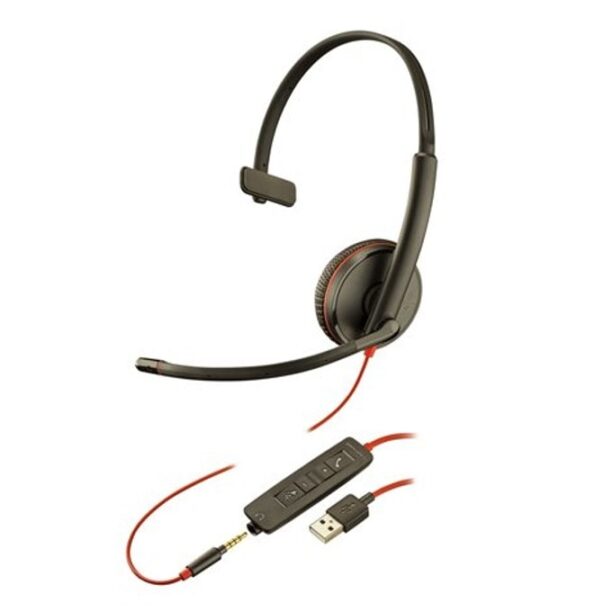 Слушалки Plantronics Blackwire C3215 USB-A (209746-201)