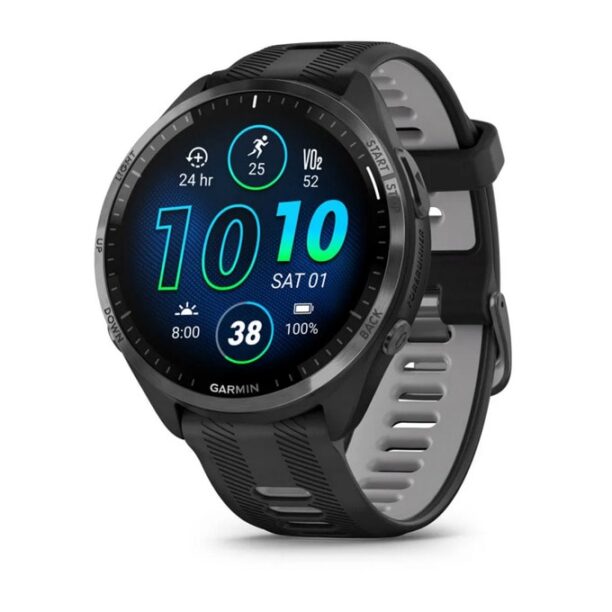 Смарт часовник Garmin Forerunner 965 Carbon Grey DLC Titanium