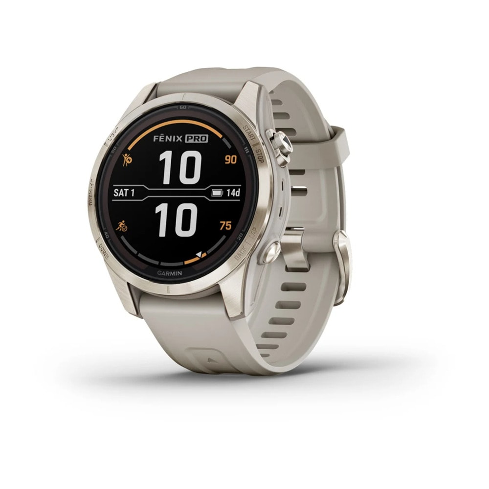 Смарт часовник Garmin fenix 7S Pro Sapphire Solar Edition